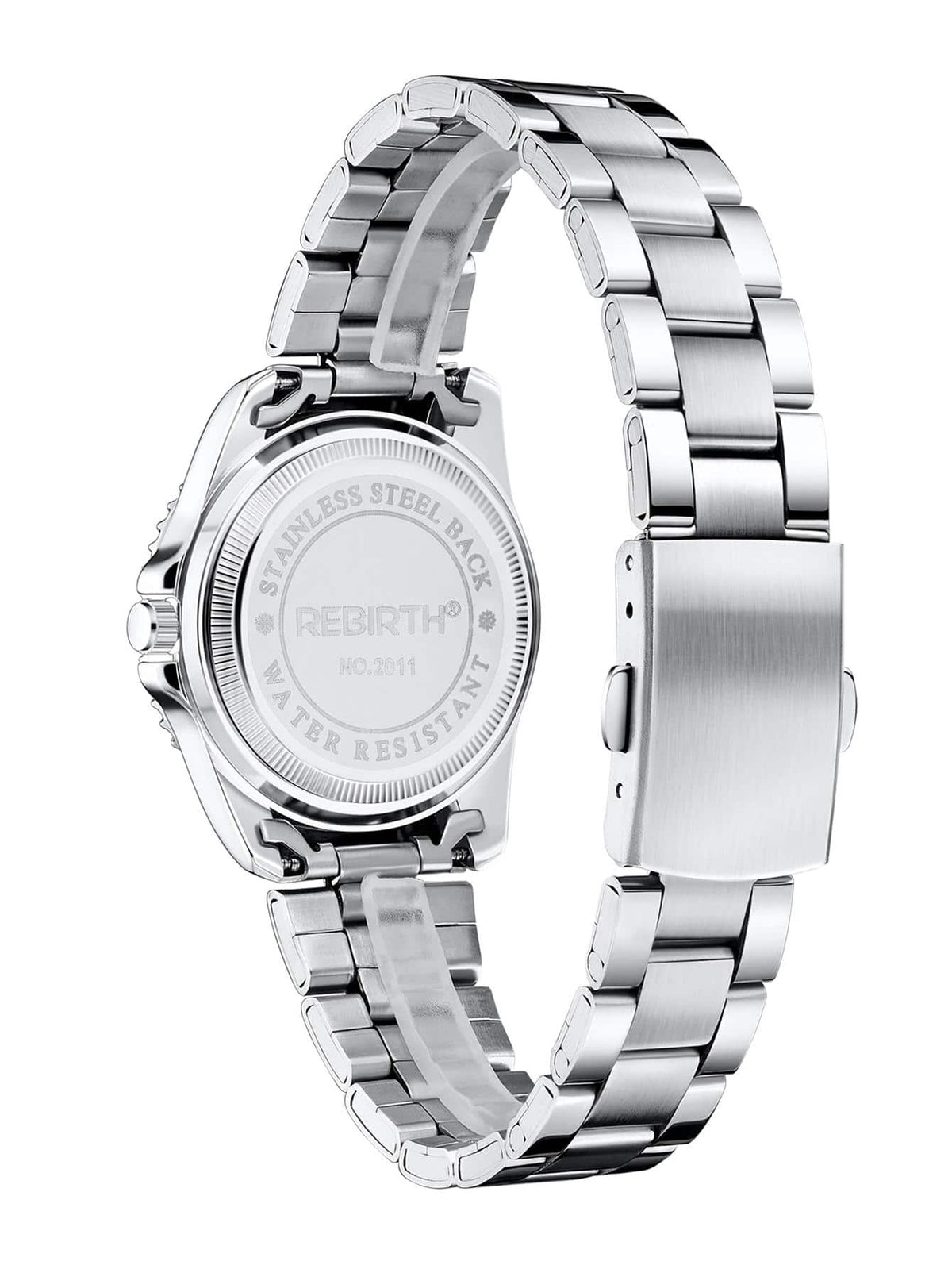 Rhinestone Round Dial Quartz Watch