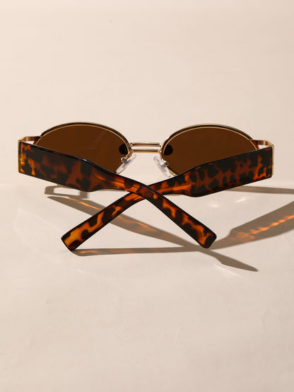 Tortoiseshell Oval Boho Fashion Glasses for Women