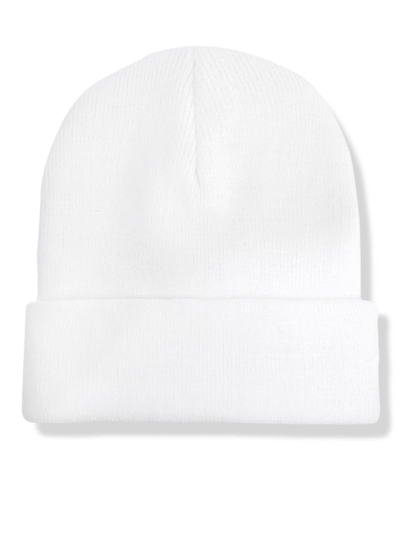 Women's Brooklyn Letter Knit Beanie Winter Hat