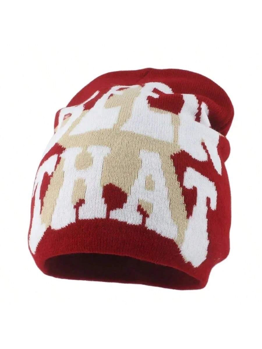 Unisex Winter Knitted Streetwear Beanie Ski Cap
