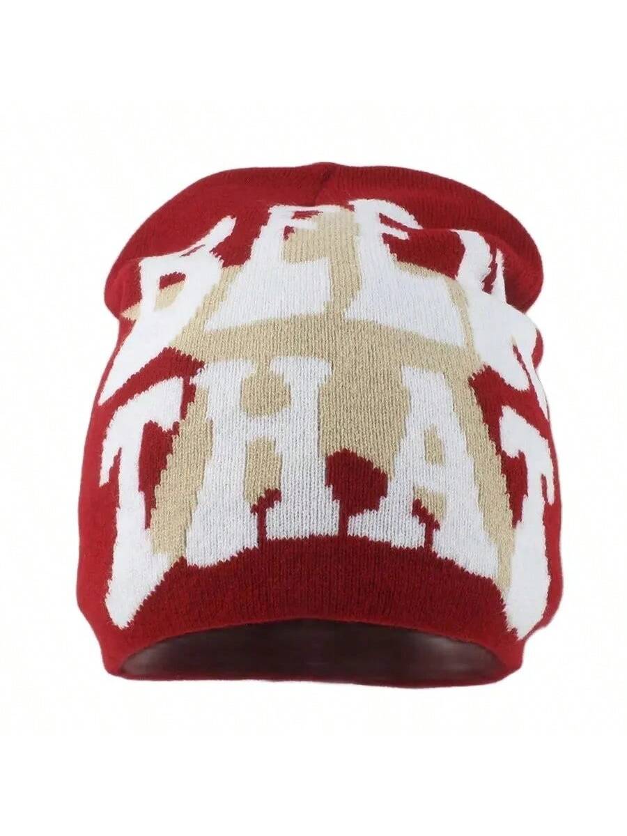 Unisex Winter Knitted Streetwear Beanie Ski Cap