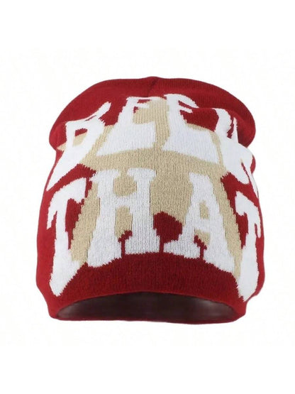 Unisex Winter Knitted Streetwear Beanie Ski Cap