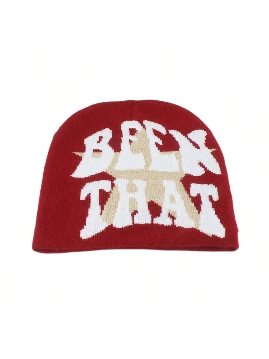 Unisex Winter Knitted Streetwear Beanie Ski Cap