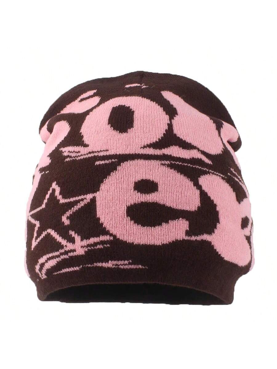 Women's Letters Embroidered Hip Hop Knitted Beanie