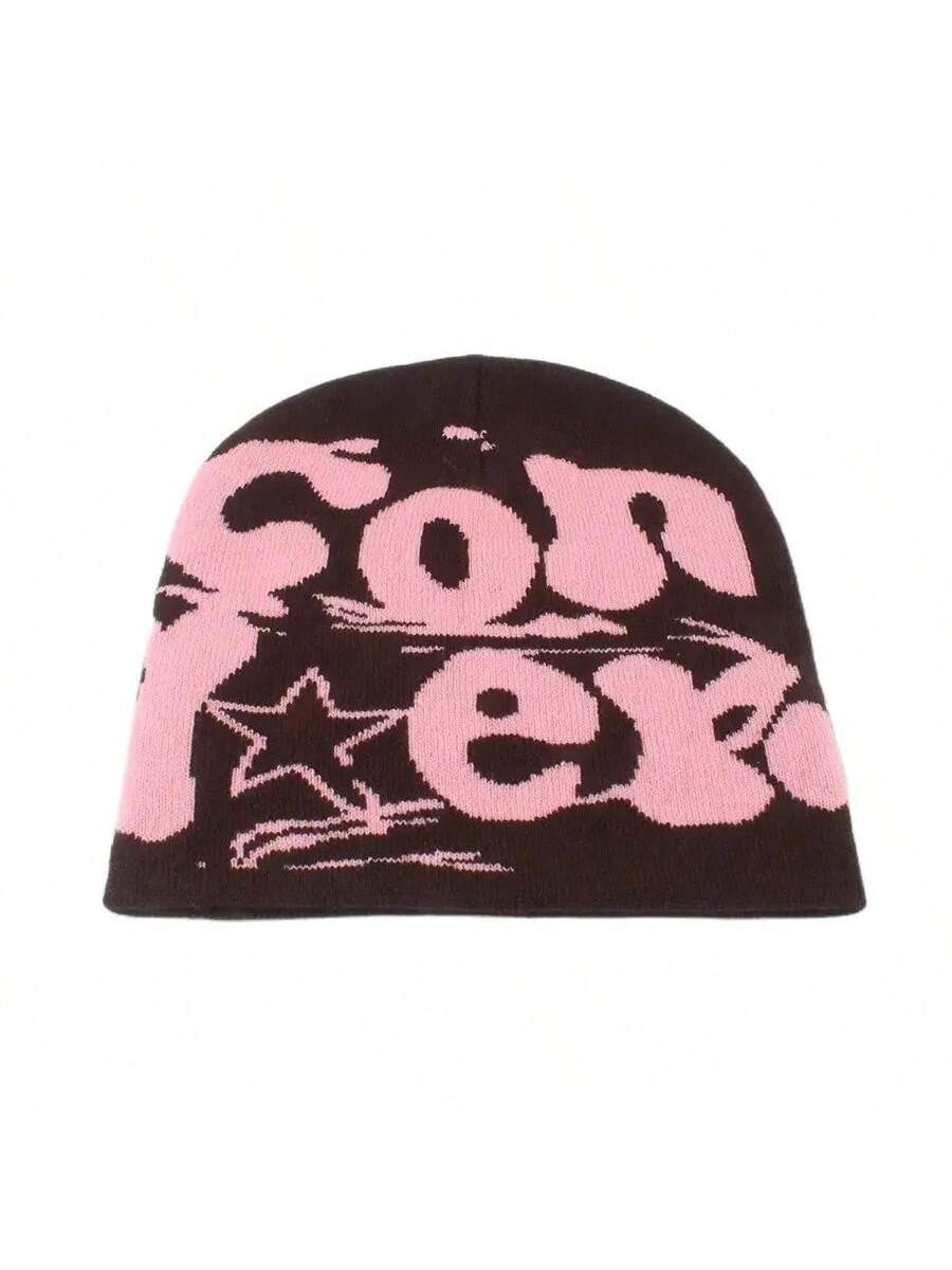 Women's Letters Embroidered Hip Hop Knitted Beanie
