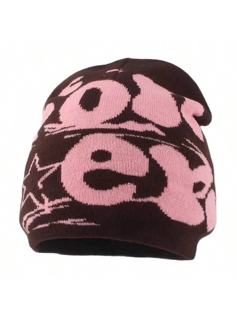 Women's Letters Embroidered Hip Hop Knitted Beanie