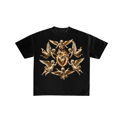 Golden Angels Sacred Heart Streetwear Tee