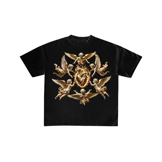 Golden Angels Sacred Heart Streetwear Tee