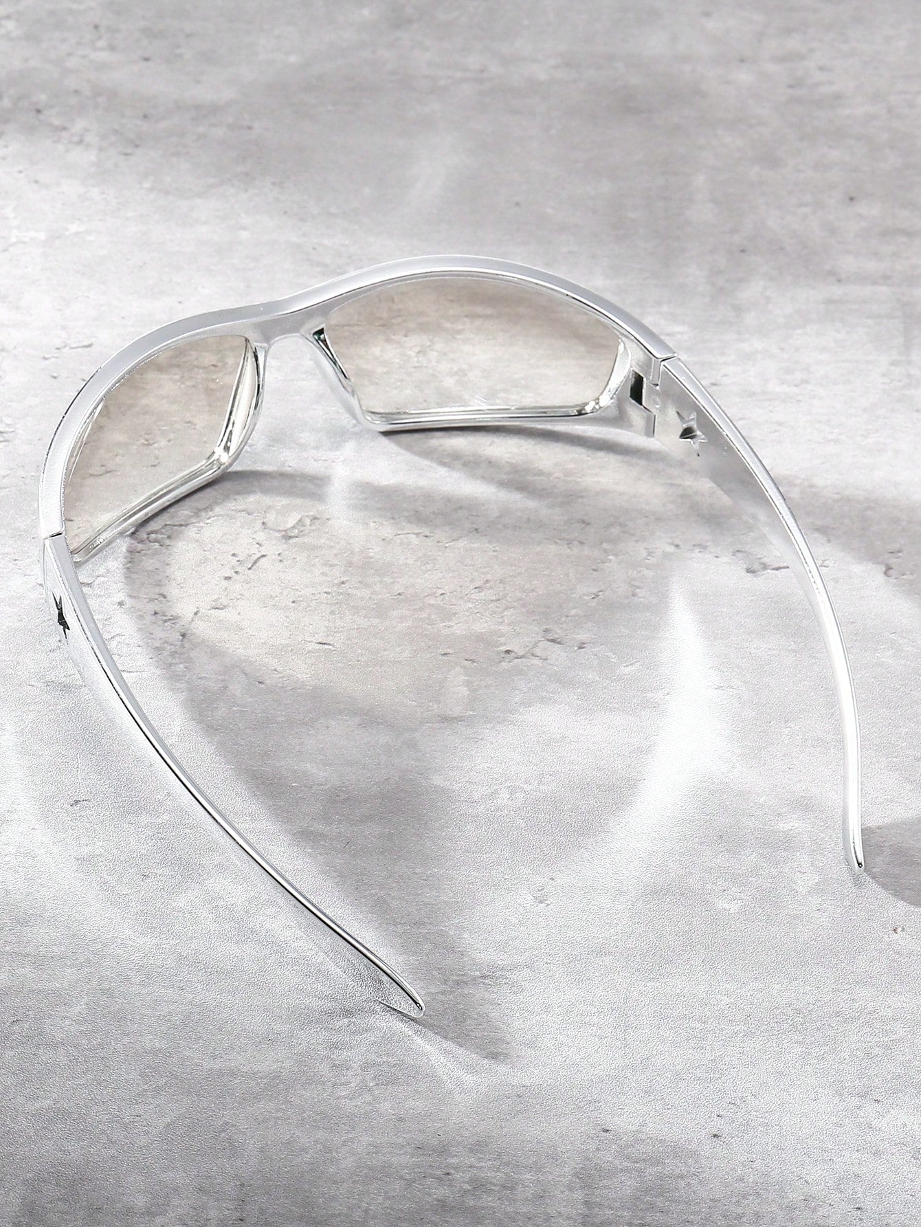 Y2K Unisex Futuristic Pentagram Star Fashion Glasses