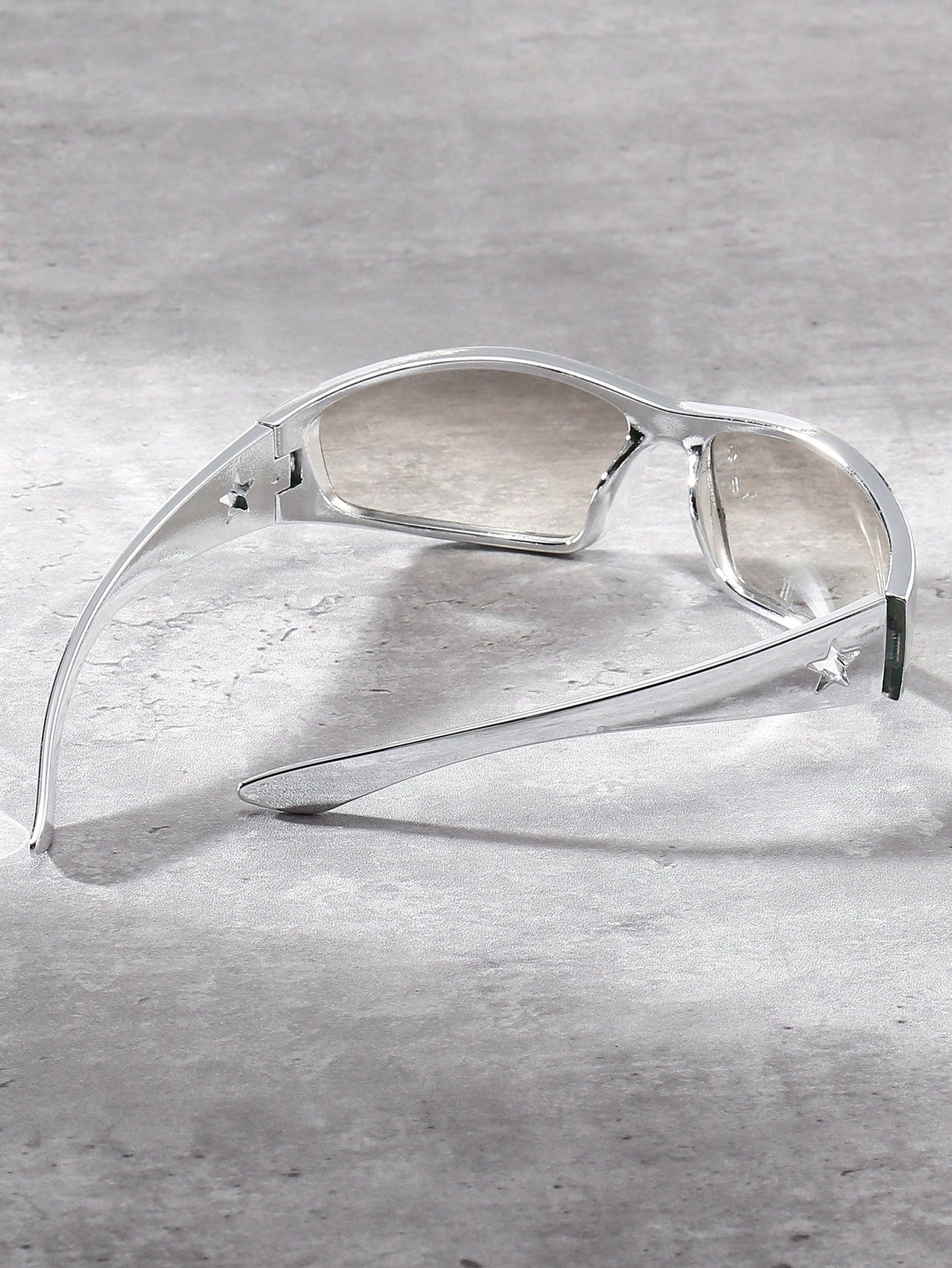 Y2K Unisex Futuristic Pentagram Star Fashion Glasses