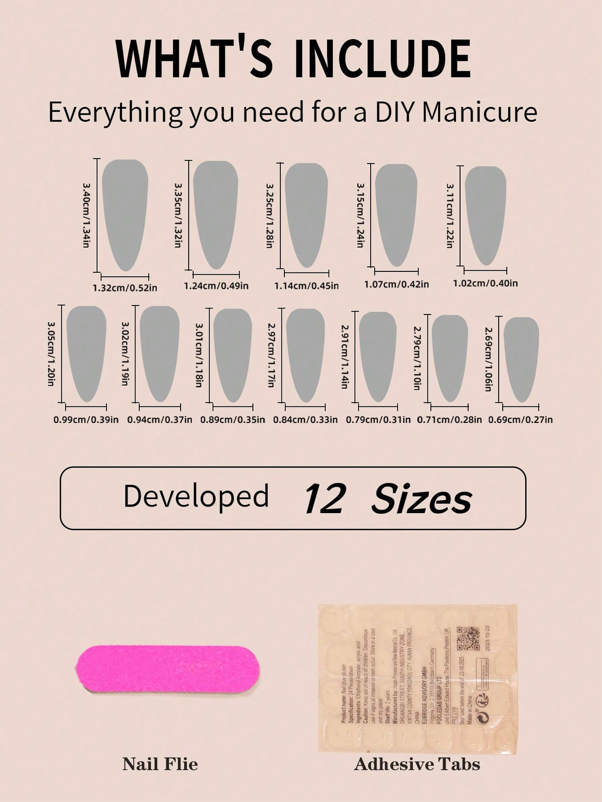 Silver Stripe Long Pointy Stiletto Press-On Nails