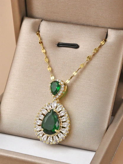 Stainless Steel Heart Necklace for Women – Gift for Mom & Valentine’s Day