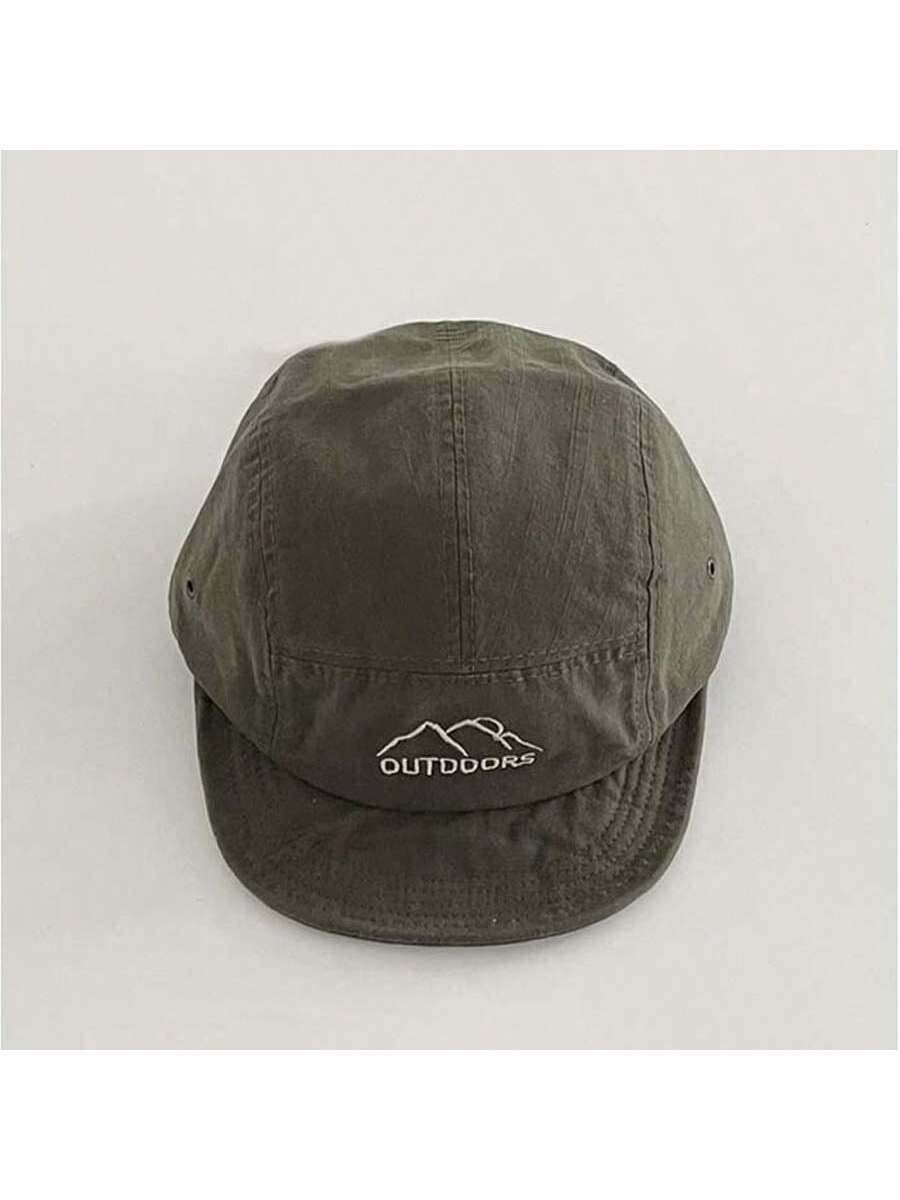 FRIFUL Japanese Short Brim Embroidered Baseball Cap