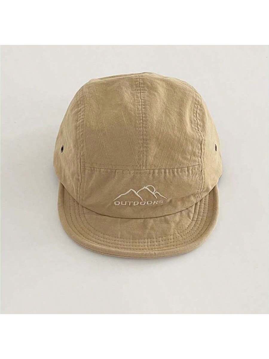 FRIFUL Japanese Short Brim Embroidered Baseball Cap