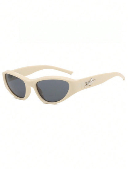 Y2K Star Design Metal Hinge Cycling Fashion Glasses