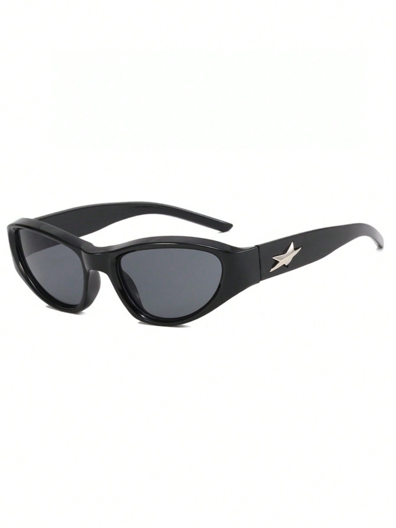 Y2K Star Design Metal Hinge Cycling Fashion Glasses