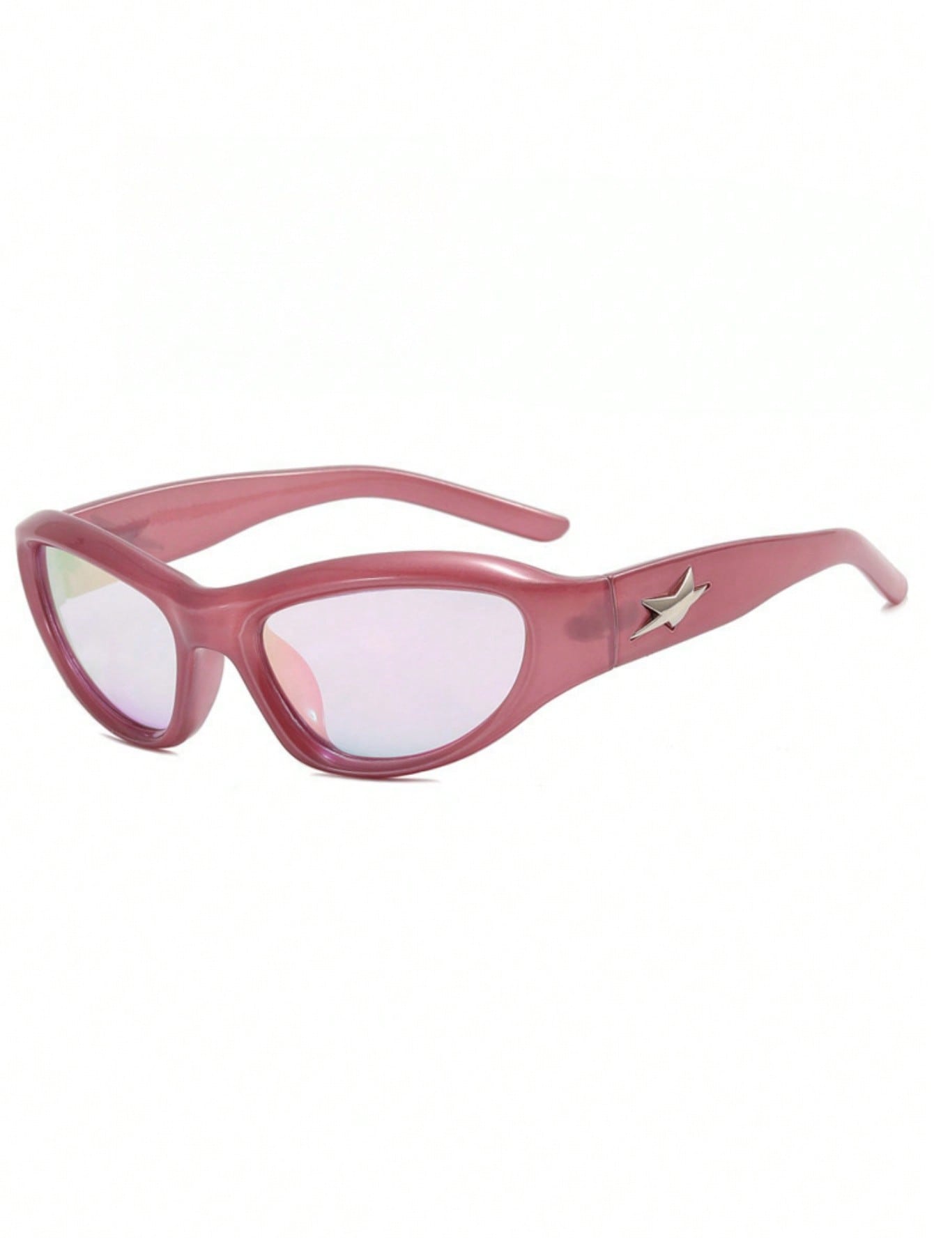 Y2K Star Design Metal Hinge Cycling Fashion Glasses