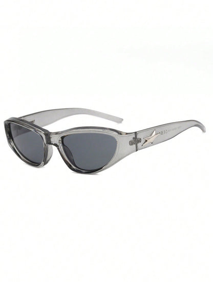 Y2K Star Design Metal Hinge Cycling Fashion Glasses