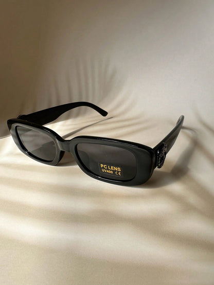 Wasteland Skull White Frame Hardcore Rock Sunglasses