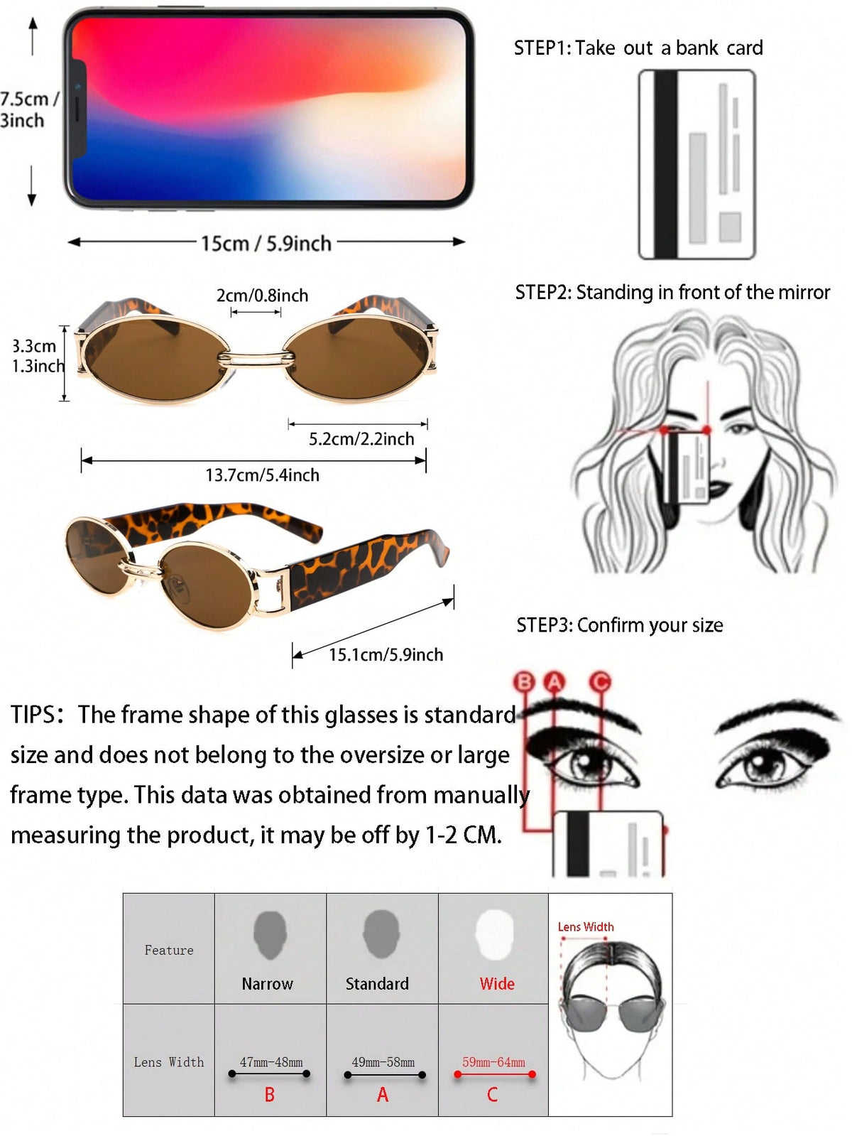 Tortoiseshell Oval Boho Fashion Glasses for Women