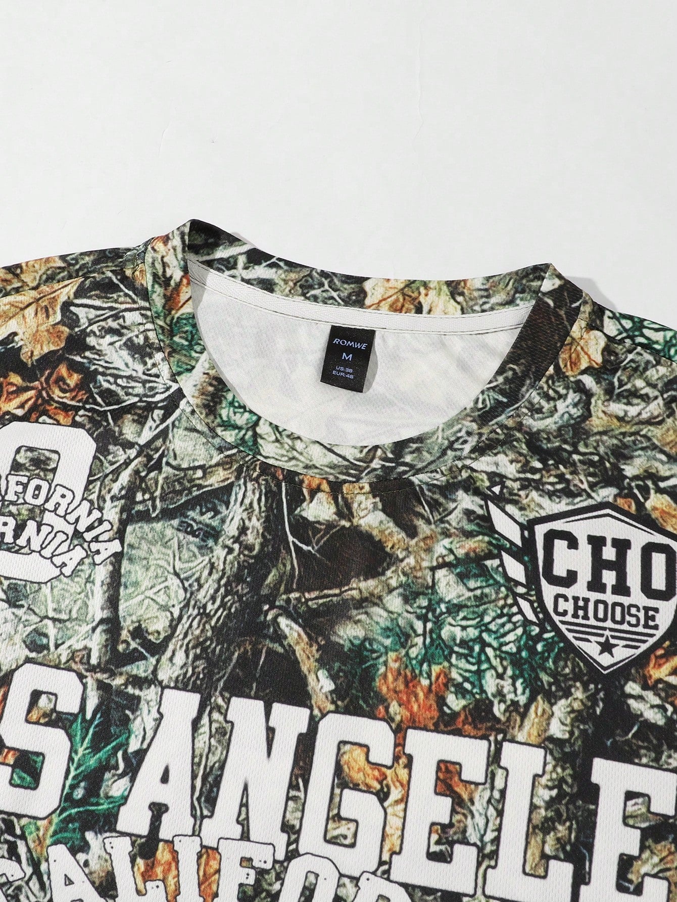 Street Life Dead Tree Camouflage Hip-Hop Streetwear Jersey