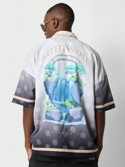 Men’s Relaxed Fit All-Over Print Short Sleeve Shirt