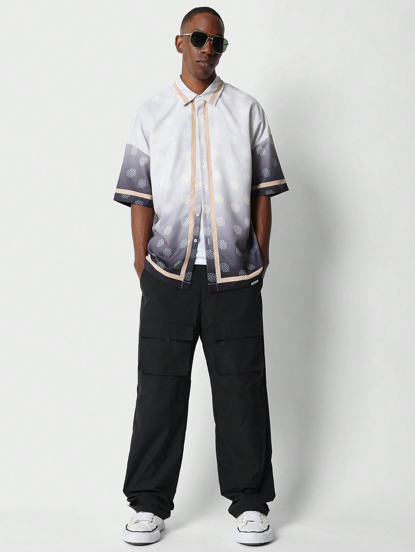Men’s Relaxed Fit All-Over Print Short Sleeve Shirt