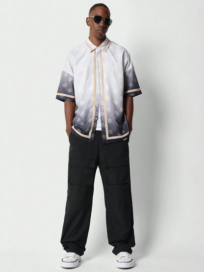 Men’s Relaxed Fit All-Over Print Short Sleeve Shirt