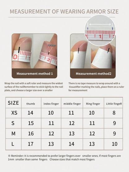 10pcs Bow Tie & Stars Silvery Pink Press On Nails