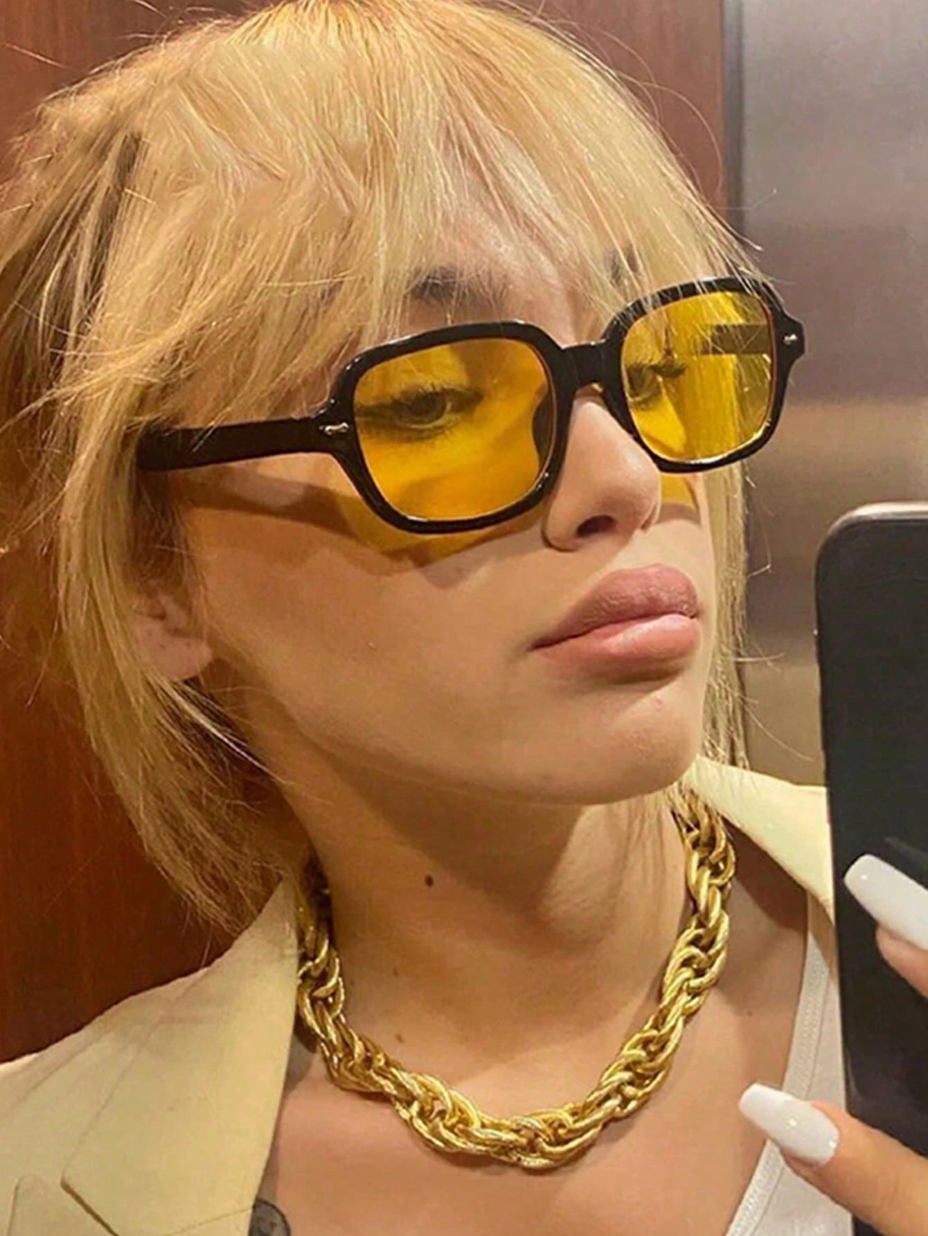 Retro Square Personalized All-Match Fashion Glasses