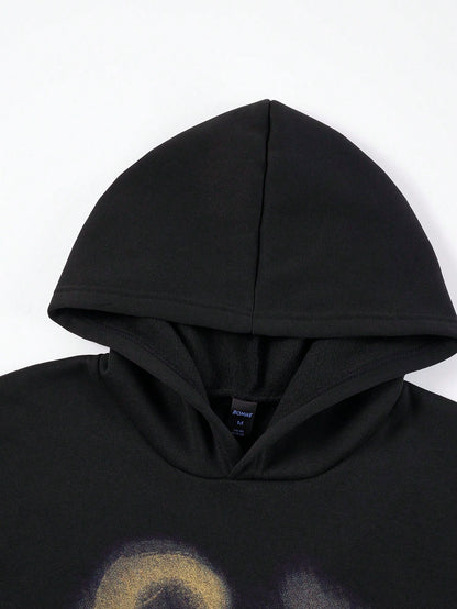 Y2K Thermal Print Retro Street Life Hoodie