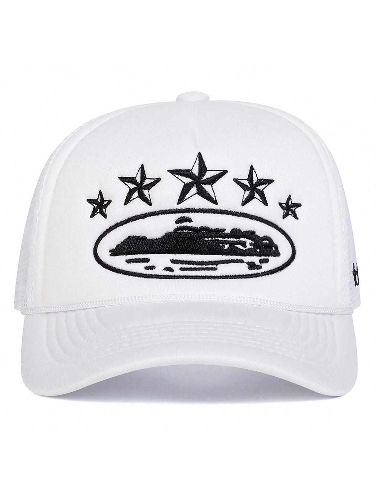 Five-Pointed Star Embroidered Trucker Hat