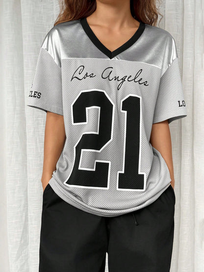 Women's Summer American Vintage Mesh Jersey