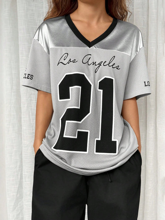 Women's Summer American Vintage Mesh Jersey