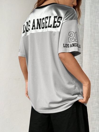 Women's Summer American Vintage Mesh Jersey