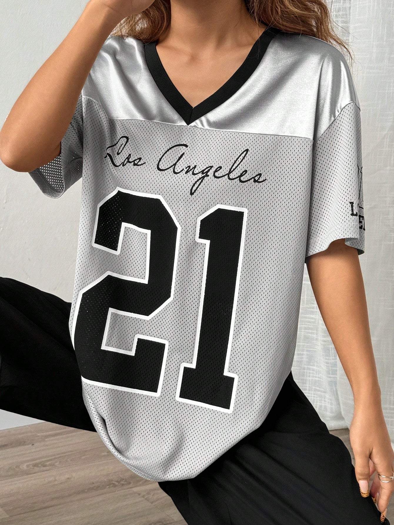 Women's Summer American Vintage Mesh Jersey