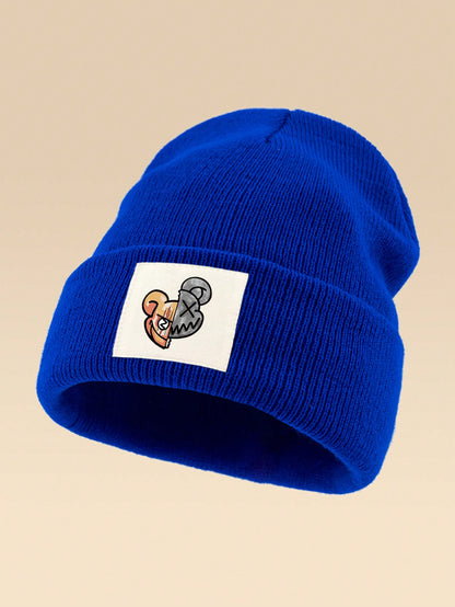 Warm Personalized Printed Knitted Beanie Hat