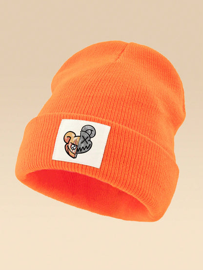 Warm Personalized Printed Knitted Beanie Hat
