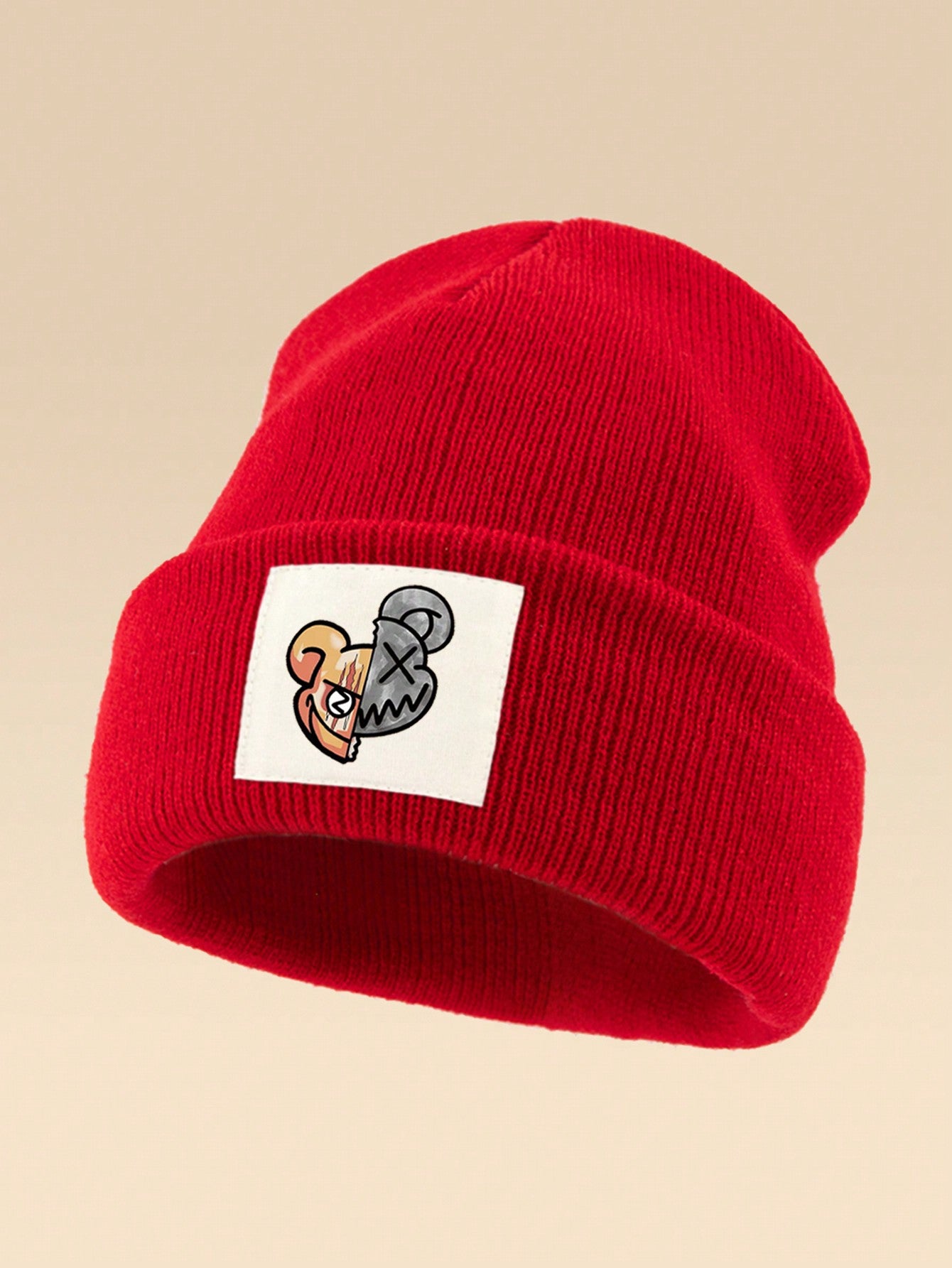 Warm Personalized Printed Knitted Beanie Hat