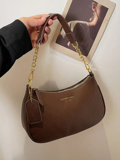 Versatile PU Leather Shoulder & Crossbody Underarm Bag