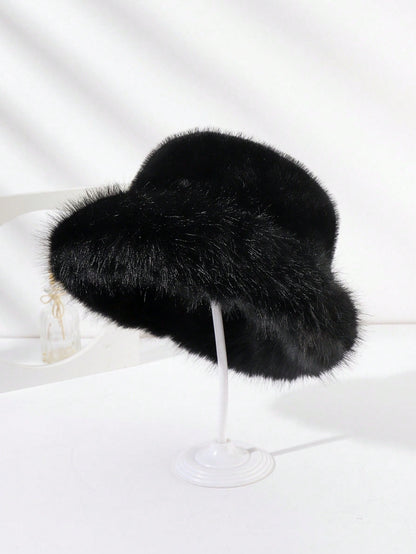 Premium Faux Fox Fur Winter Bucket Hat