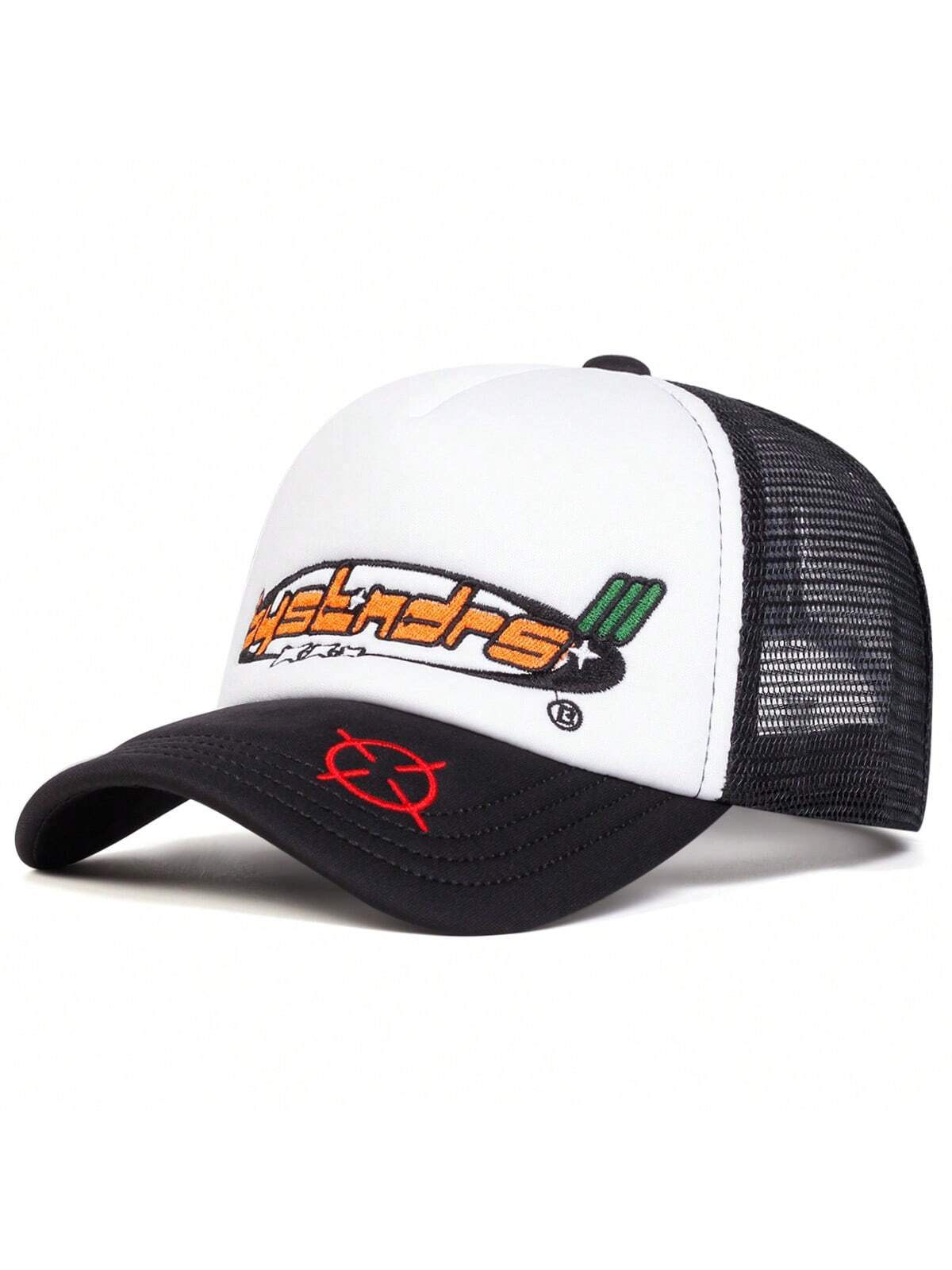 Men's Letter Printed Mesh Trucker Baseball Cap