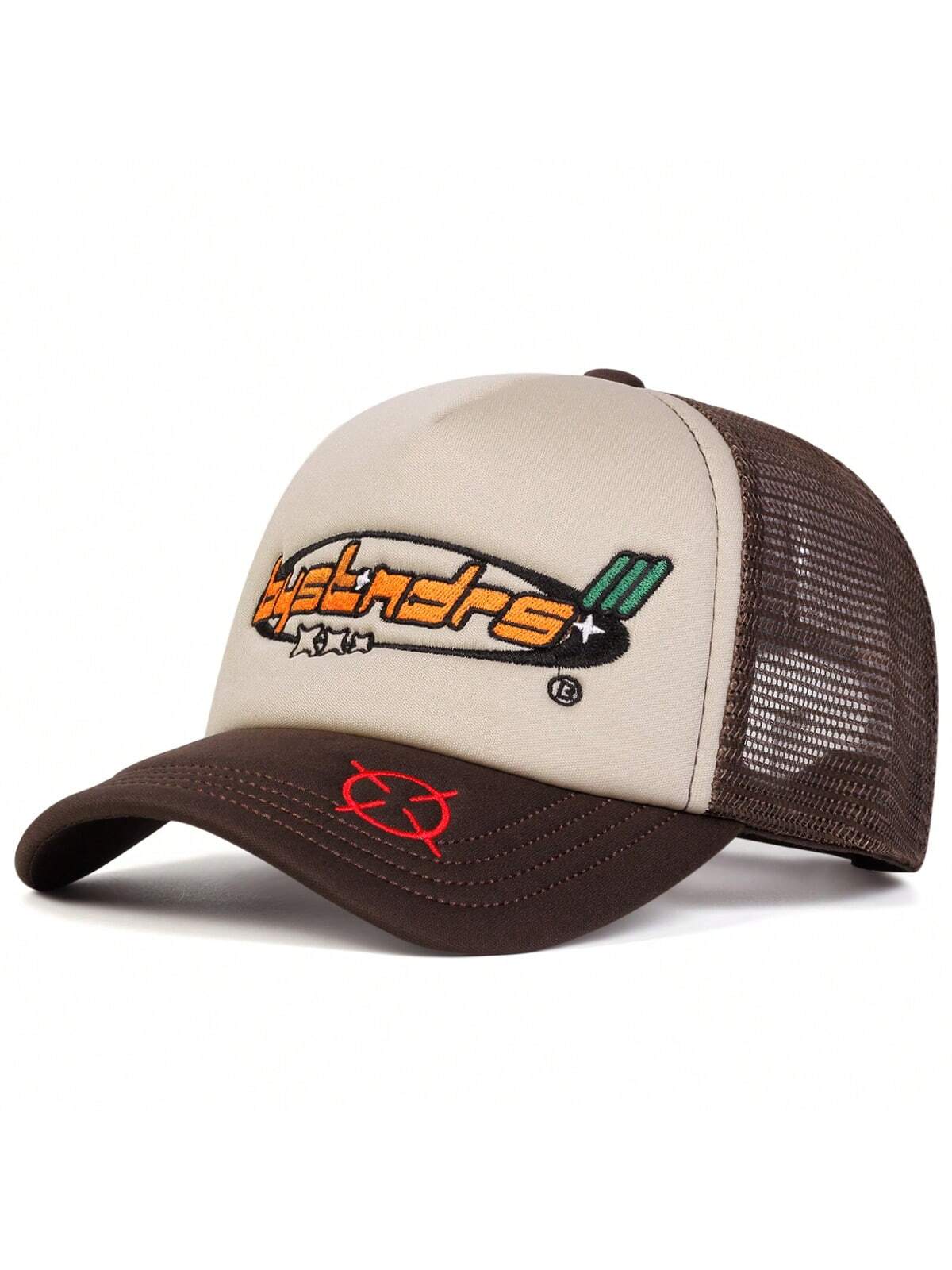 Men's Letter Printed Mesh Trucker Baseball Cap