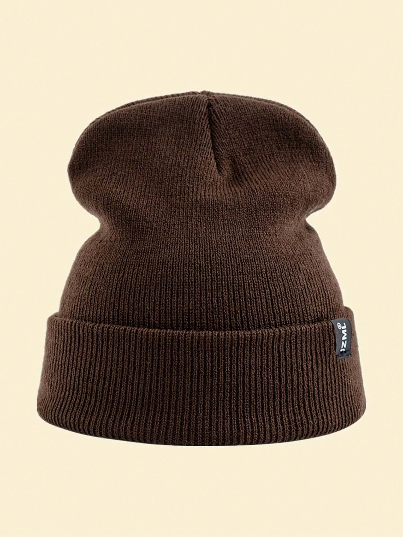 Letter Label Decor Lightweight Summer Beanie