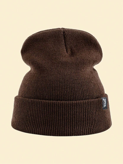 Letter Label Decor Lightweight Summer Beanie
