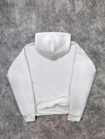 Manfinity Men's Vintage Lips Print Thermal Hoodie