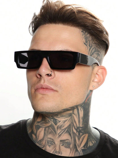 Classic Black Square Men’s Fashion Glasses