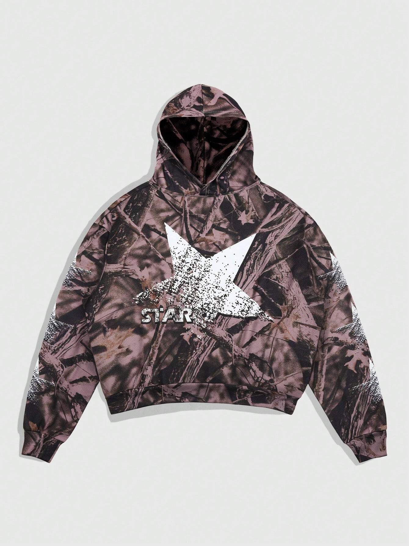 Men All-Over Print Minimalist Hoodie