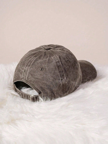 Vintage Washed Embroidered Sun Outdoor Baseball Cap