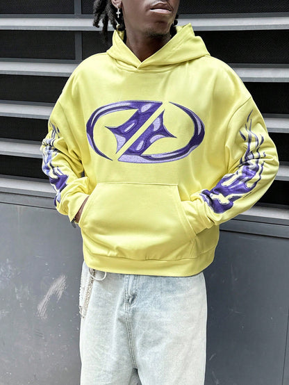 Men's Graphic Loose Hoodie Sweatshirt